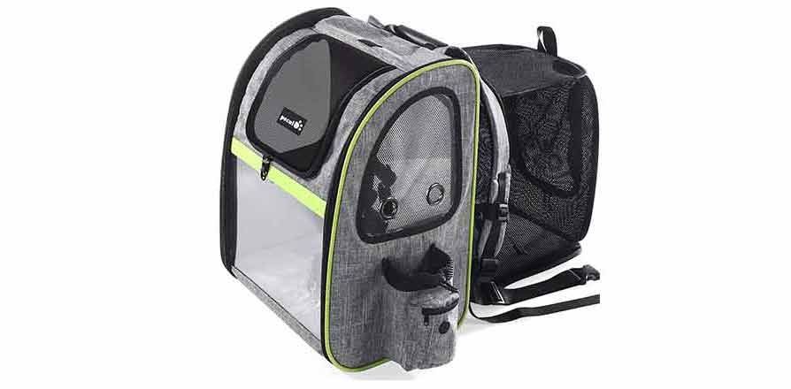 Pecute Pet Carrier Backpack with acrylic and mesh window