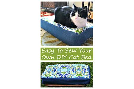 Easy To Sew DIY Cat Bed