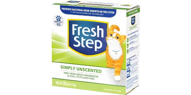 Fresh Step Simply Unscented Clumping Clay Litter